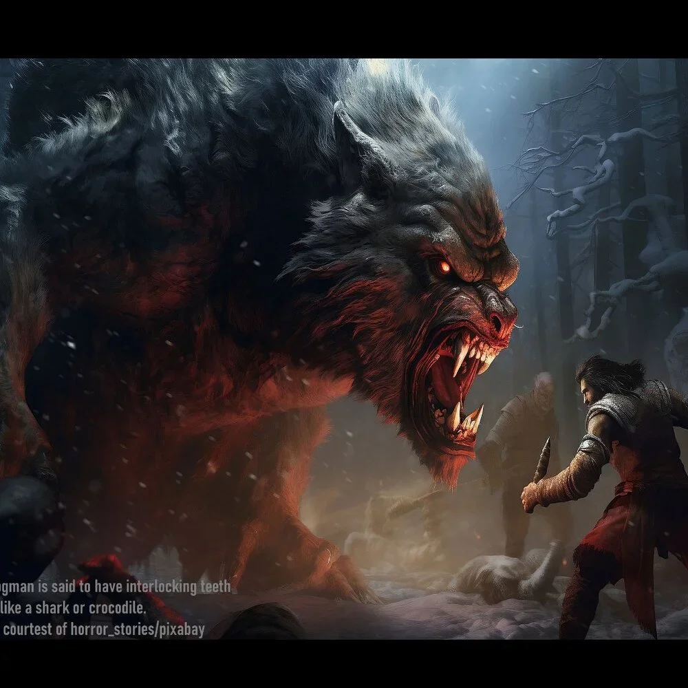 Dogman Calendar 2027 Werewolf Rougarou Wolfman Cryptid Paranormal Calendar